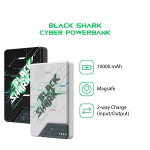 پاوربانک مگنتی بلک شارک مدل BPB08 ظرفیت 10000 میلی آمپر ساعت